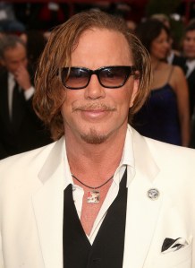 Mickey Rourke a 2009-es Oscar-gálán Hollywoodban
