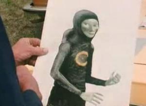 Rajz az emilcini földönkívüliről