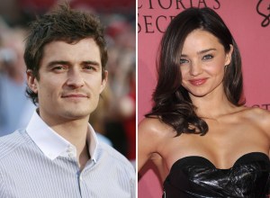 Orlando Bloom brit színész és felesége, Miranda Kerr ausztrál topmodell