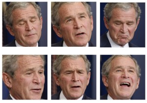 George W. Bush volt amerikai elnök a washingtoni Fehér Házban 2009. január 12-én