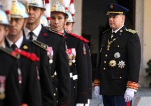 II. Albert, Monaco uralkodó hercege a monacói nemzeti ünnepen 2010. november 19-én