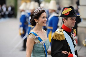 Mária hercegnő és férje, Frigyes dán trónöröskös Stockholmban 2010. június 19-én