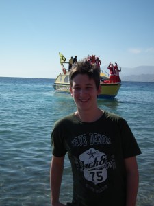 Mészáros Márton Egyiptomban 2010. december 25-én