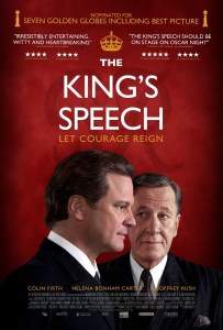 A király beszéde (The King's Speech) című film plakátja