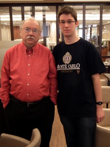 Farkasházy Tivadarral Harkányban 2011. március 12-én