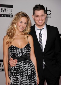 Michael Buble kanadai énekes és felesége, Luisana Lopilato argentín színésznő