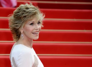 Jane Fonda amerikai színésznő a Cannes-i Filmfesztiválon 2011. május 12-én