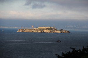 Az Alcatraz-börtönsziget a San Francisco-öböl közepén, Kalifornia államban (Mészáros Márton felvétele)