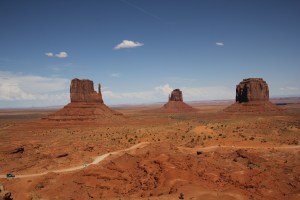 A westernfilmekből jól ismert Monument Valley Arizona és Utah állam határán (Mészáros Márton felvétele)
