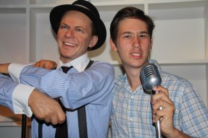 Frank Sinatrával a Las Vegas-i Madame Tussauds Panoptikumban (Mészáros Márton felvétele)