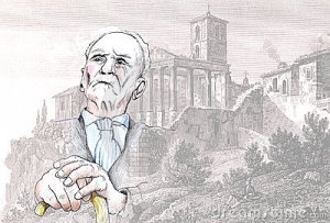 Ismeretlen szerző műve illusztrációként Mészáros Márton: Relikviák című verséhez