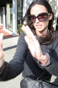 Demi Moore amerikai színésznő Los Angelesben 2011. október 28-án