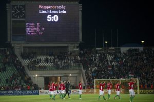 Magyarország-Liechtenstein barátságos mérkőzés a Puskás Ferenc Stadionban 2011. november 11-én