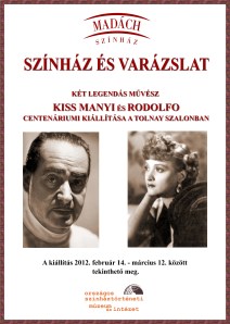 A Színház és Varázslat című kiállítás plaktája