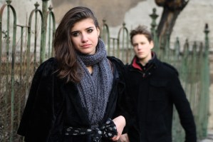 Szigethy Hanna és Puskás Samu az Emberség című film egyik jelenetében (Fotó: Szilasi Katalin)