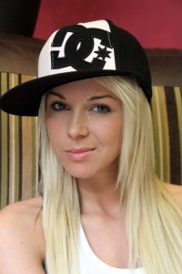 VV Seherezádé (Nagy Seherezádé), a Való Világ című valóságshow szereplője Budapesten 2012. április 20-án (Fotó: Mészáros Márton) 