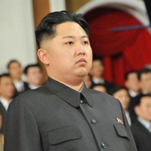 Kim Dzsong Un észak-koreai vezető 