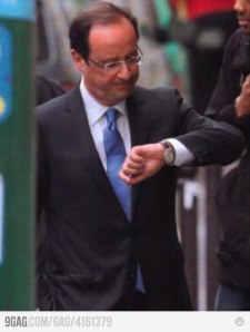 Francois Hollande, a francia ellenzéki Szocialista Párt vezetője, frissen megválasztott francia elnök