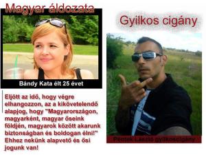 Kombókép Bándy Katáról és támadójáról, P. Lászlóról Kombókép Bándy Katáról és támadójáról, P. Lászlóról