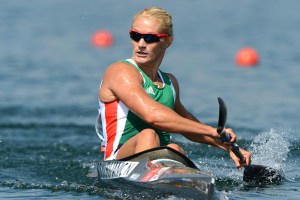 Janics Natasa háromszoros olimpiai bajnok kajakozó a 2012-es londoni olimpián ezüst, illetve bronzérmet nyert