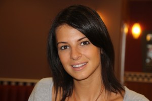 Sarka Kata modell, Hajdú Péter műsorvezető felesége Budapesten 2012. szeptember 13-án (Fotó: Mészáros Márton)