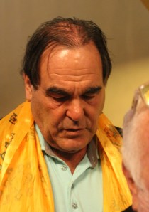 Oliver Stone Oscar-díjas amerikai rendező, forgatókönyvíró a budapesti Puskin moziban 2012. szeptember 21-én (Fotó: Mészáros Márton)