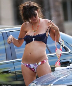 Paz de la Huerta amerikai színésznő Miamiban 2012. november 23-án