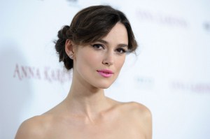Keira Knightley brit színésznő az Anna Karenina című filmjének Los Angeles-i premierjén 2012. november 14-én