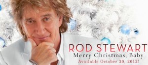 Rod Stewart brit énekes "Merry Christmas, Baby" című albumának borítója