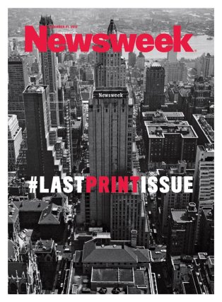 A Newsweek amerikai hírmagazin utolsó nyomtatott száma