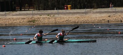 Somogyi Szilvia és Szilágyi Anett versenyez az Ausztrál Ifjúsági Olimpiai Fesztiválon Sydnyben 2013. január 16-án