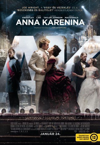 Joe Wright  "Anna Karenina" című filmjének magyar nyelvű plakátja
