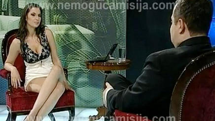 Ivica Dacic szerb kormányfő a műsorban 2013. január