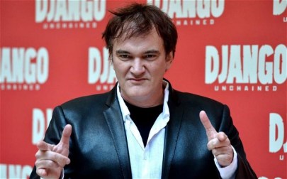 Quentin Tarantino amerikai filmrendező a Django elszabadul (Django Unchained) című filmje bemutatóján a római filmfesztiválon 2013. január 4-én