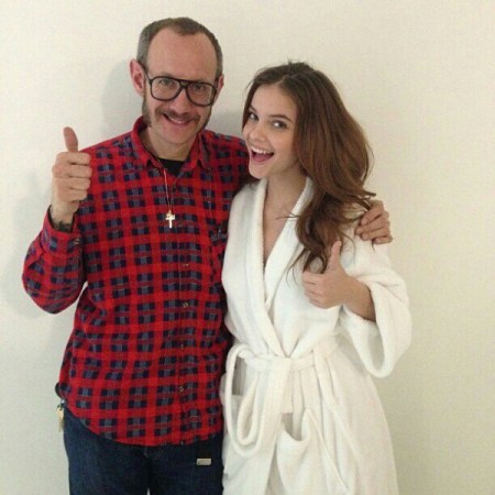 Terry Richardson amerikai divatfotós és Palvin Barbara magyar manöken