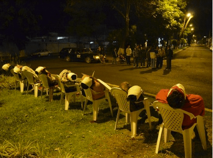 Hét fejbe lőtt bűnöző a mexikói Uruapan városában 2013. március 23-án