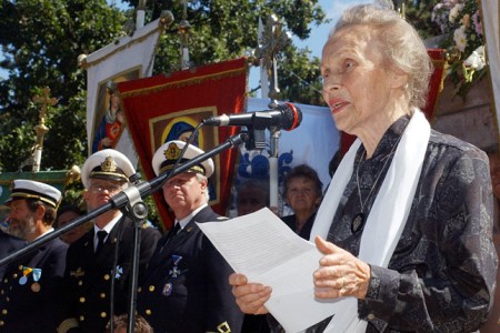 Horthy Istvánné Edelsheim-Gyulai Ilona (1918-2013), a néhai kormányzó-helyettes felesége 