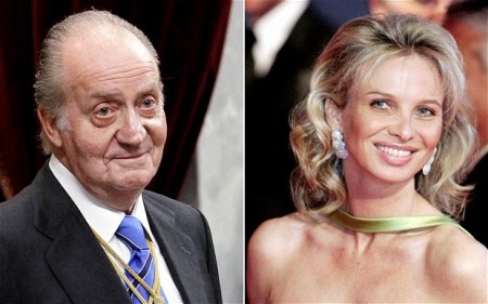 I. János Károly spanyol király és állítólagos szeretője, Corinna Sayn-Wittgenstein német üzletasszony