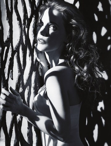 Jessica Chastain amerikai színésznő a Madame Figaro francia divatlap 2013 májusi címlapján