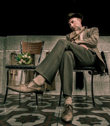 Kulka János színművész Csehov: Sirály című darabjában a Nemzeti Színházban