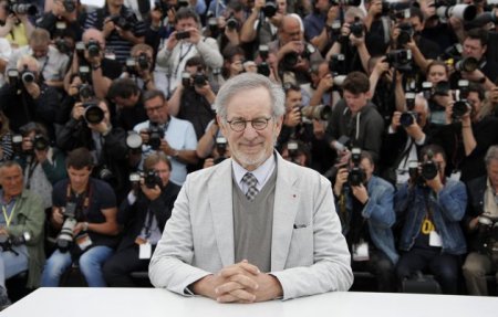 Steven Spielberg Oscar-díjas amerikai filmrendező, zsűrielnök a a 66. Cannes-i Nemzetközi Filmfesztiválon 2013. május 16-án