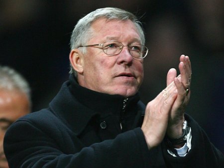 Sir Alex Ferguson, az angol Manchester United vezetőedzője