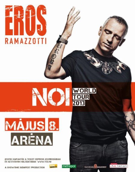 Eros Ramazzotti olasz énekes