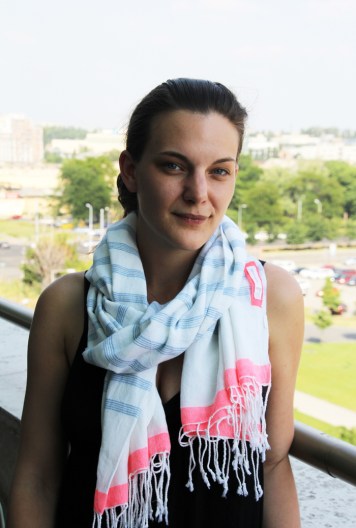 Radnay Csilla színésznő a Nemzeti Színházban 2013. június 21-én (Fotó: Mészáros Márton)