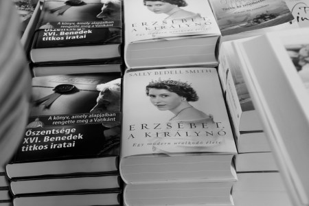 Könyvek az Alexandra Kiadó standján a 84. Ünnepi Könyvheten Budapesten 2013. június 6-án (Fotó: Mészáros Márton)