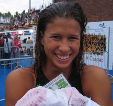 Szepesi Nikolett Európa-bajnok bronzérmes úszónő