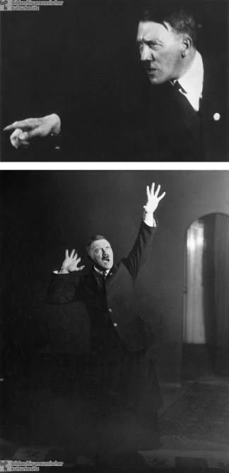 Adolf Hitler náci vezér Heinrich Hoffmann felvételein 1925-ben