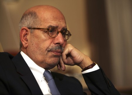Mohamed el-Baradei egyiptomi jogtudós, ideiglenes kormányfő 