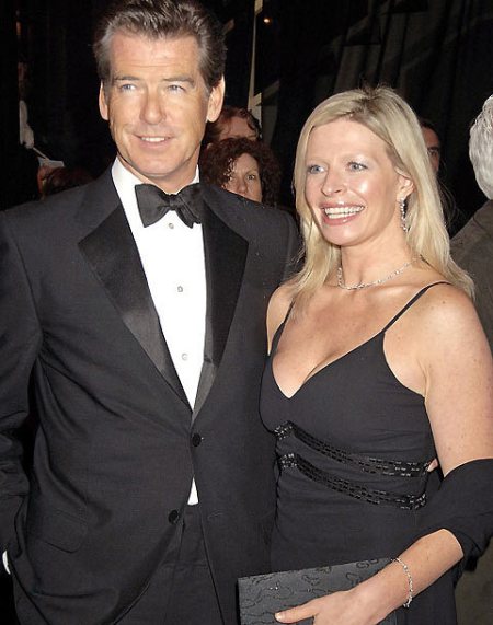 Pierce Brosnan ír-amerikai filmsztár és néhai lánya, Charlotte Brosnan 