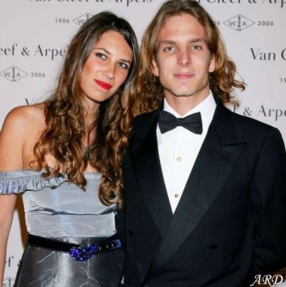 Andrea Casiraghi és kedvese, Tatiana Santo Domingo